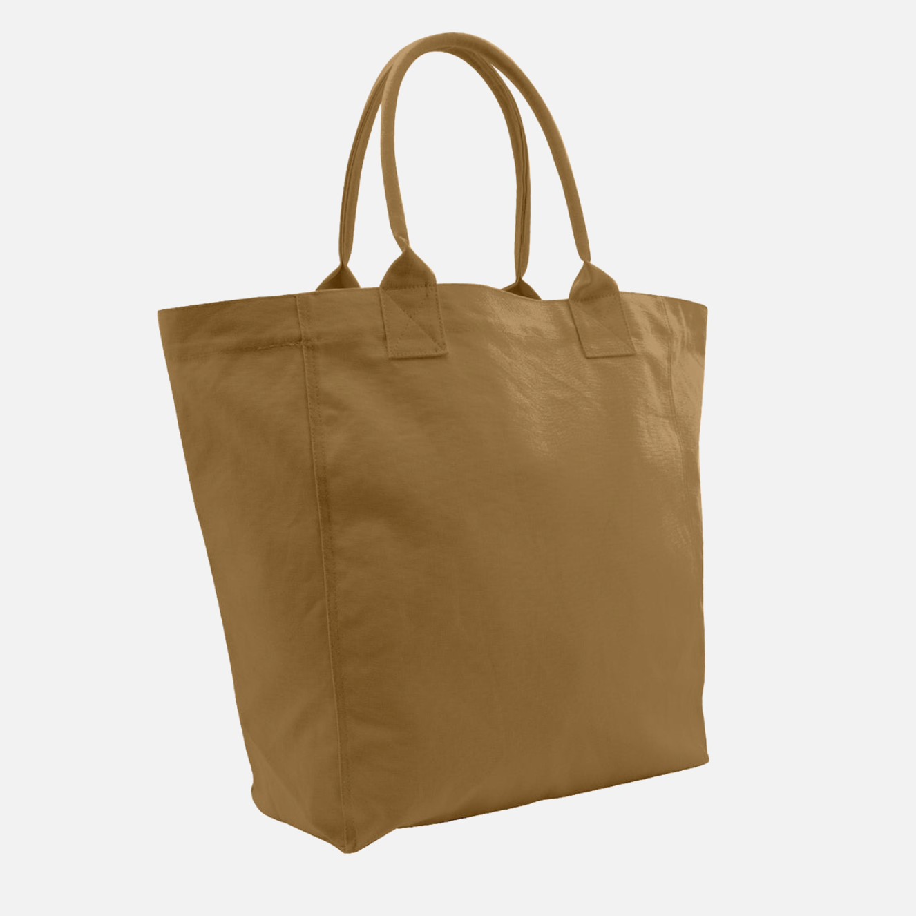 Cotton Stuffed Handle Bag in Spice