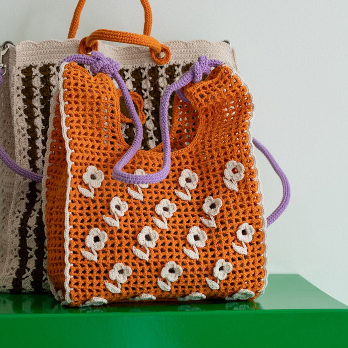Crochet Kit: Flora Bag