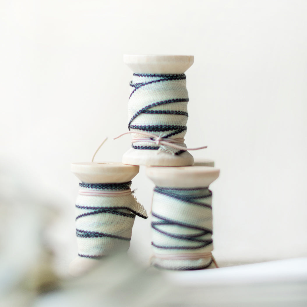 Italian Ribbon 10mm Black & White