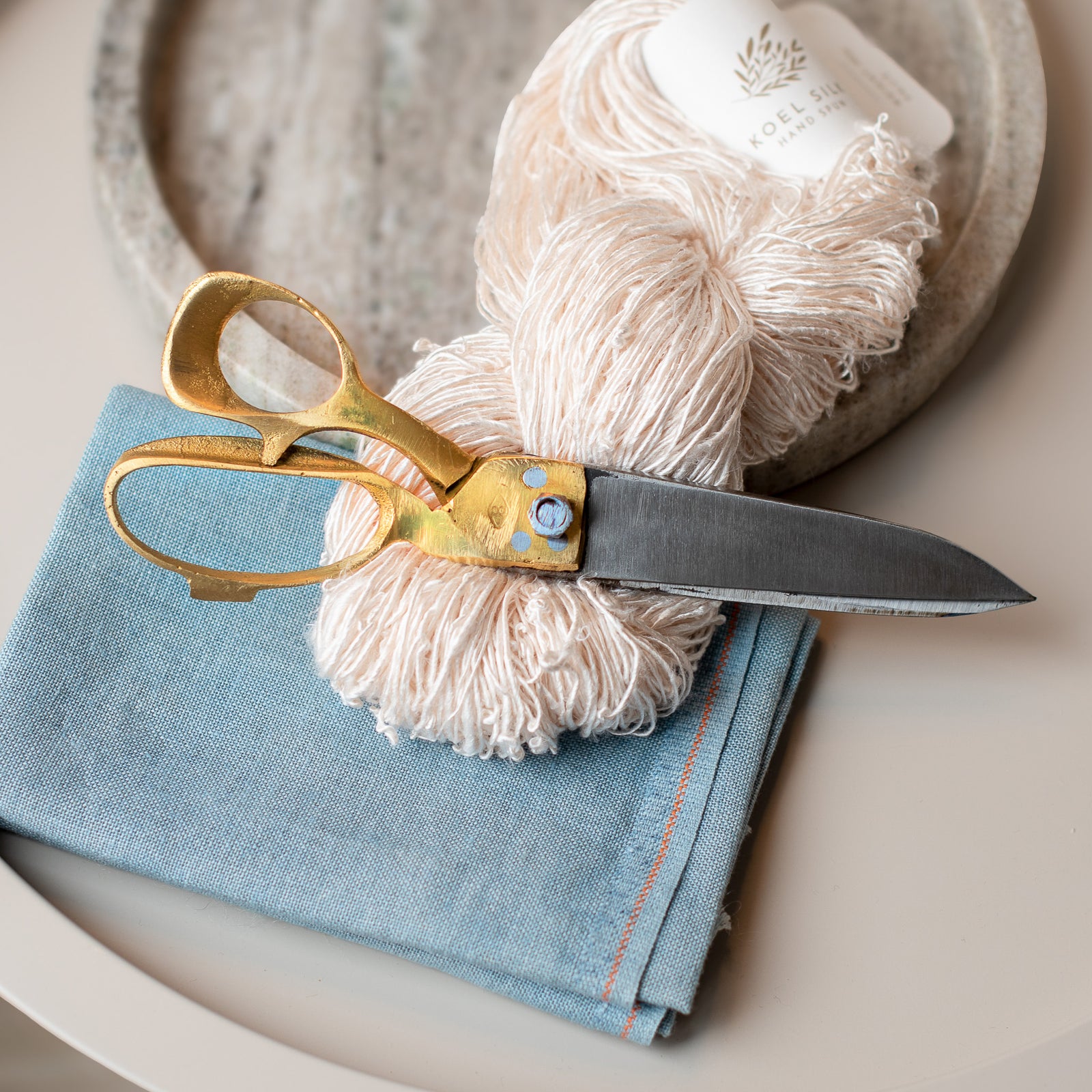 Fog Linen: Brass Scissors Large