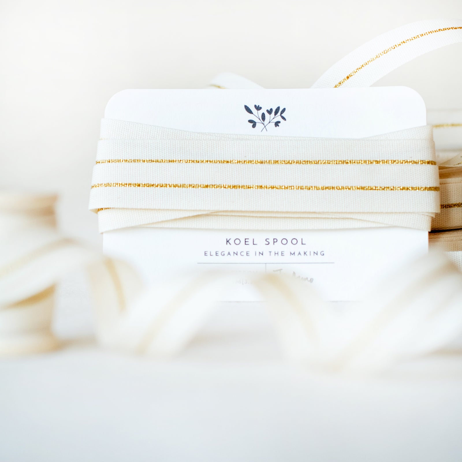 Italian Gold Striped Ribbon 17mm