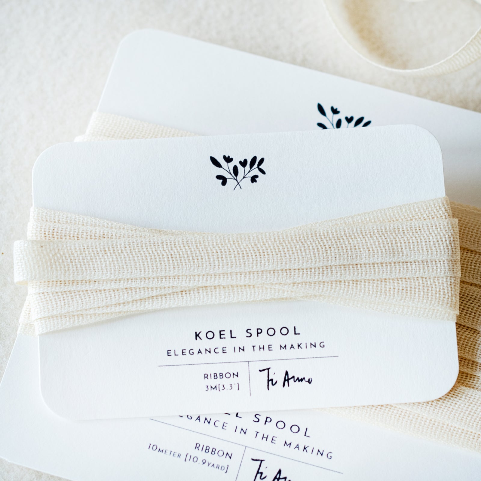 Italian Ribbon White Cotton