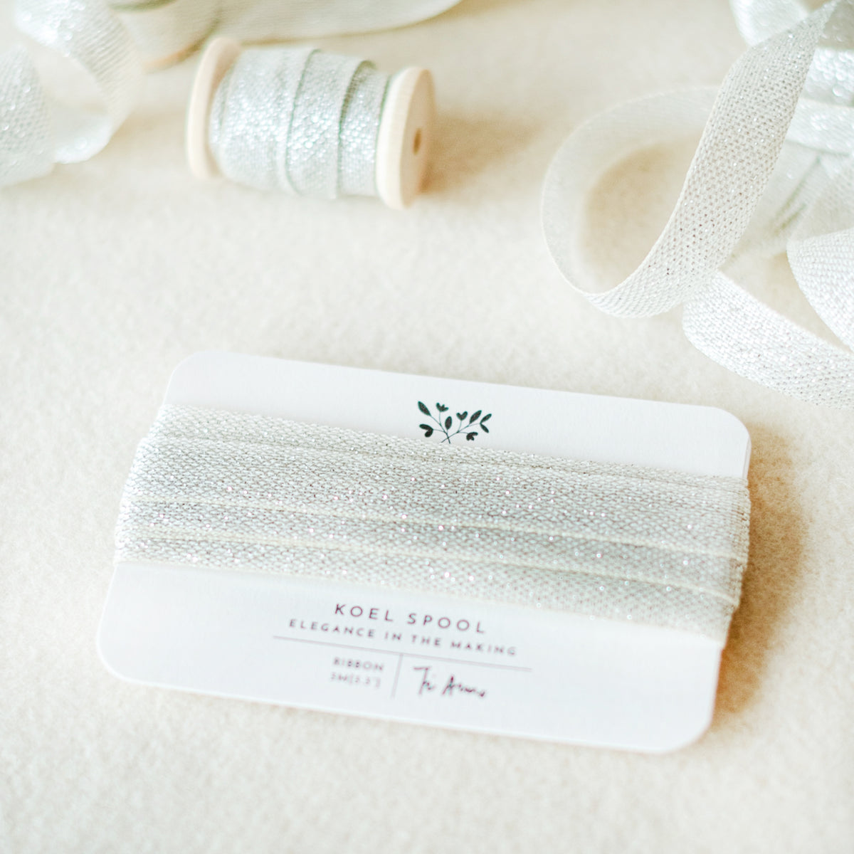 Italian Ribbon Argento Lame