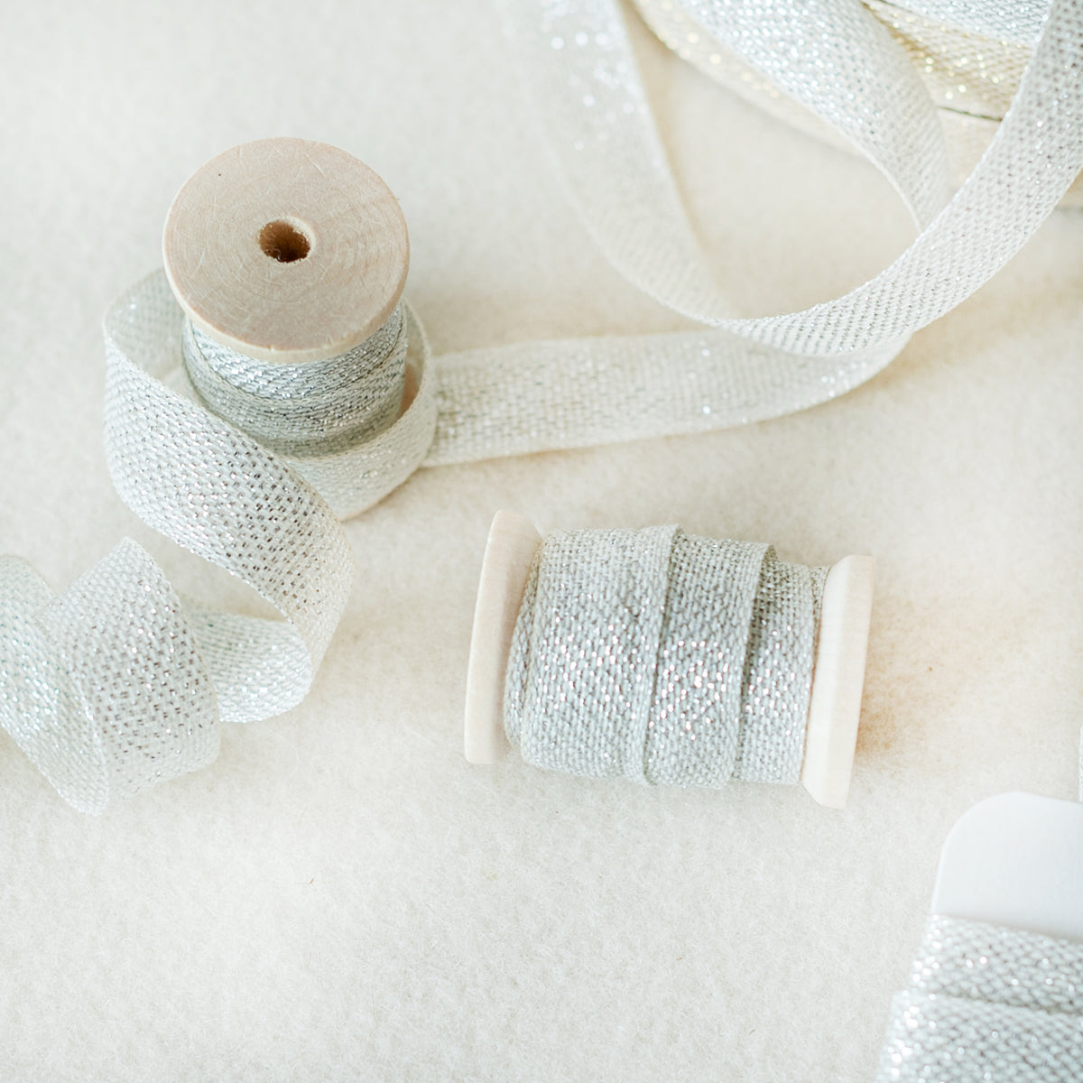 Italian Ribbon Argento Lame