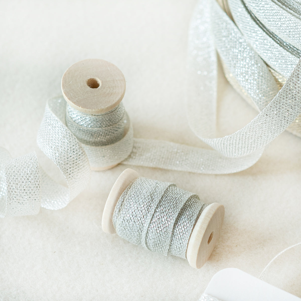 Italian Ribbon Argento Lame