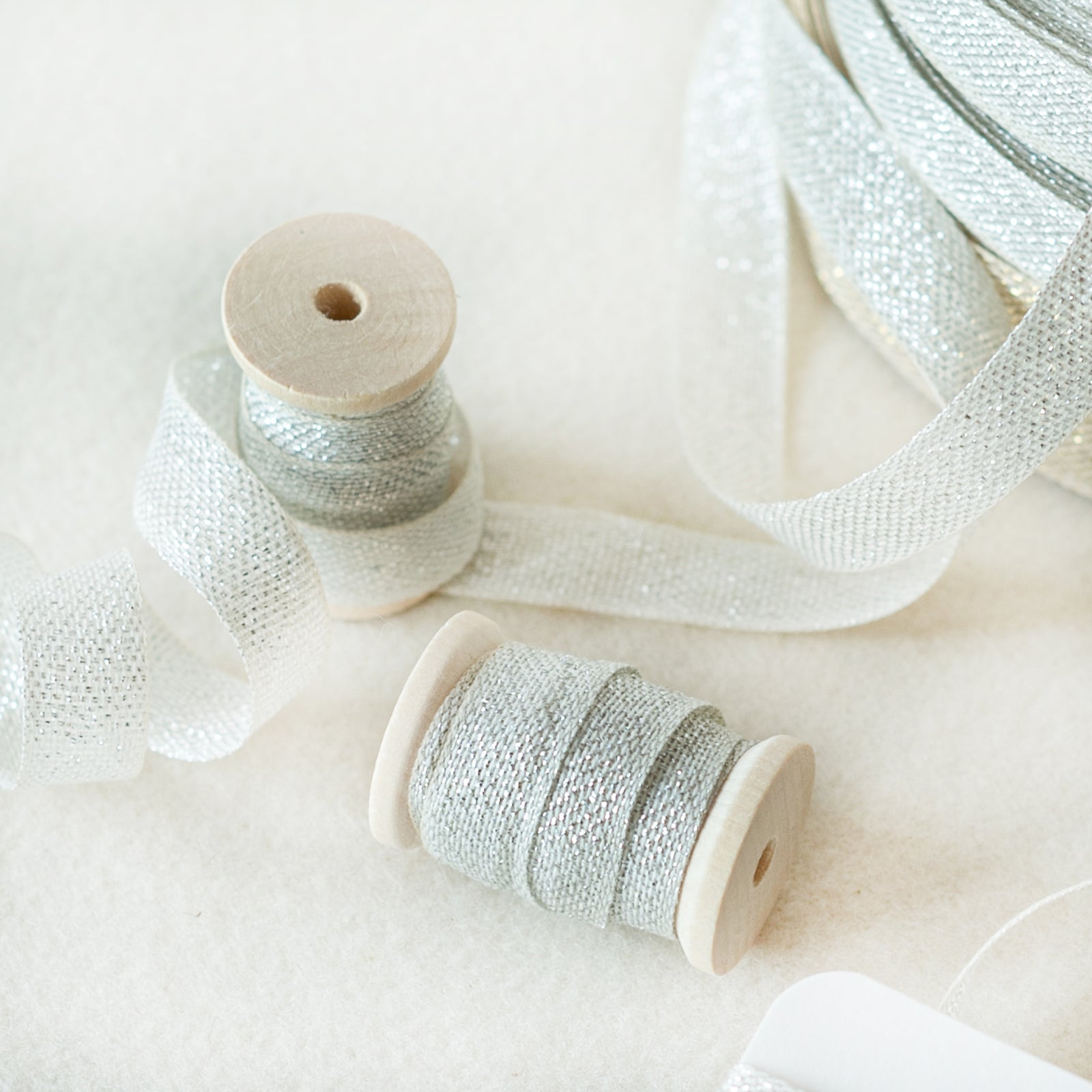 Italian Ribbon Argento Lame