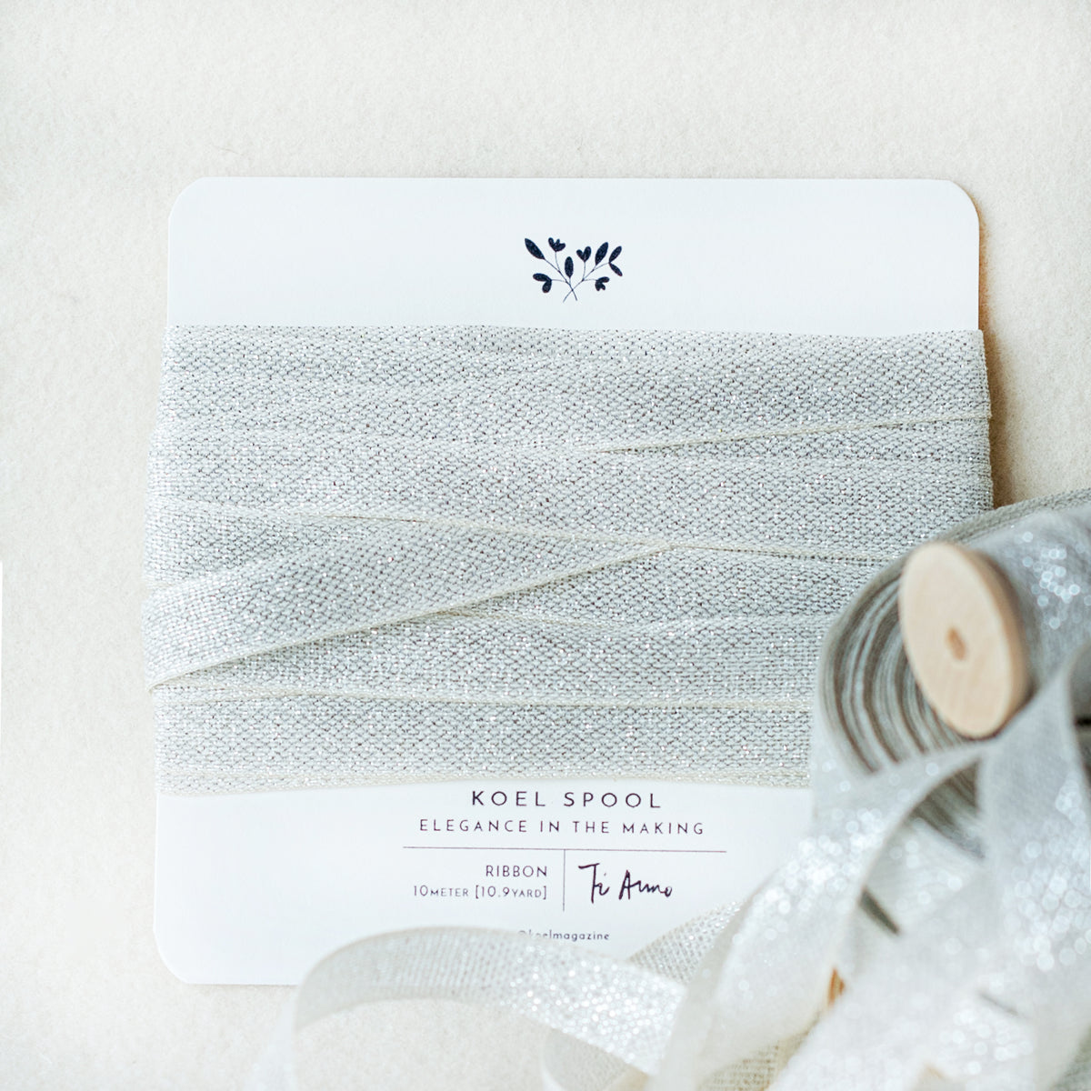 Italian Ribbon Argento Lame