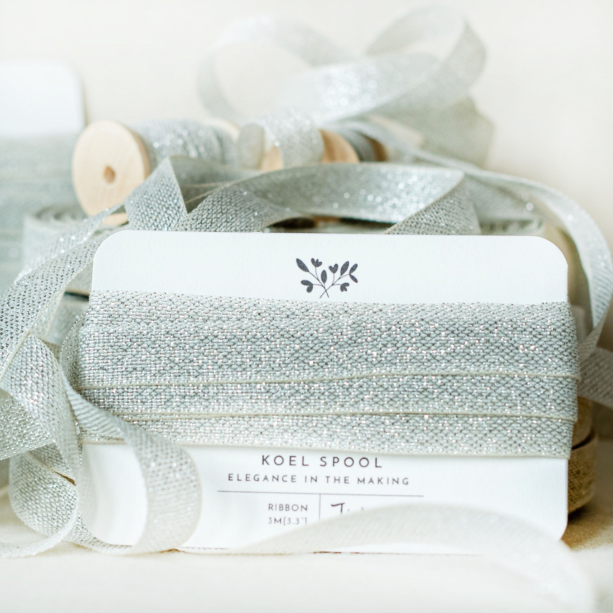 Italian Ribbon Argento Lame