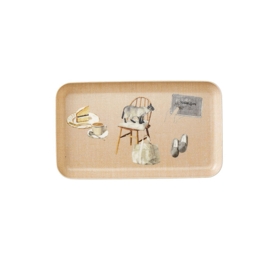 Fog Linen: Tray - Living with Cats