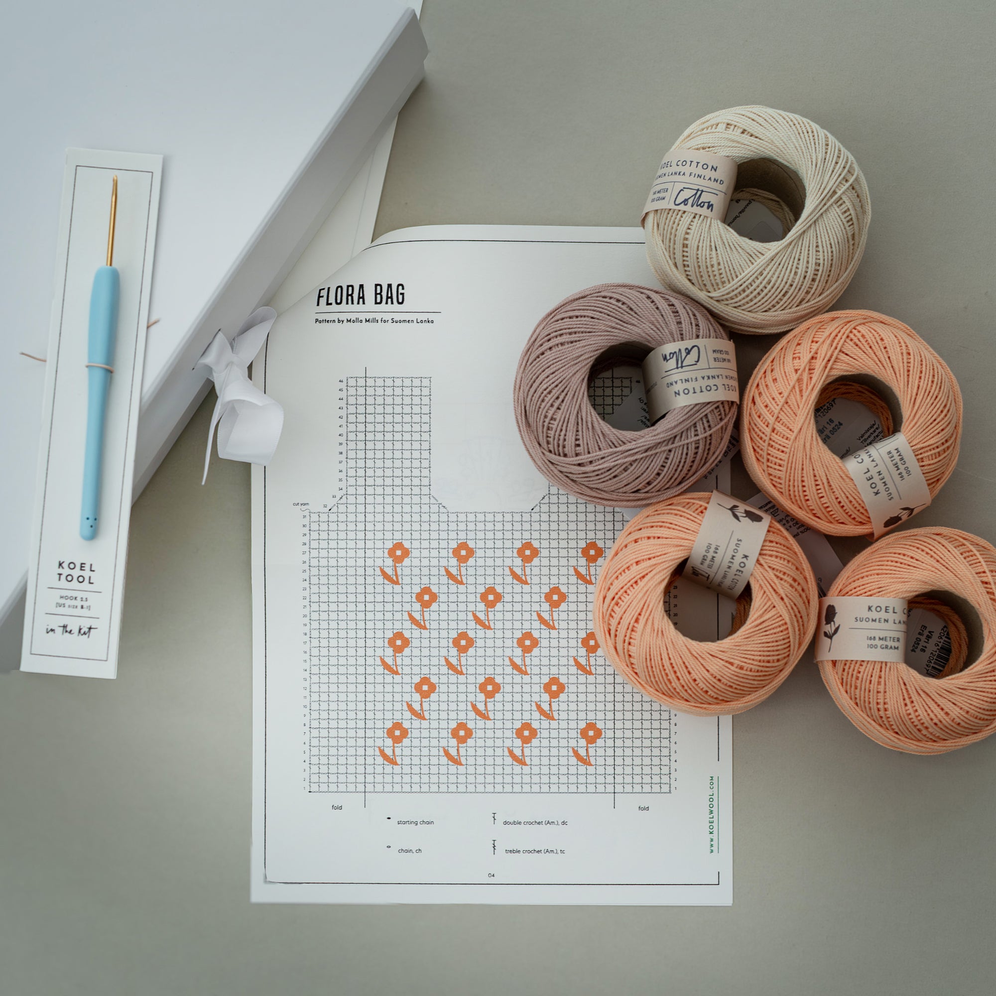 Crochet Kit: Flora Bag