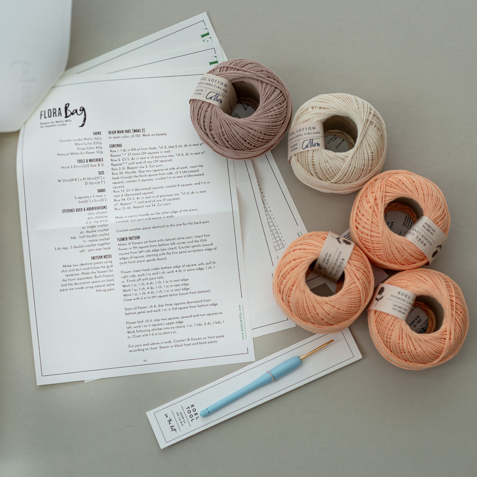 Crochet Kit: Flora Bag