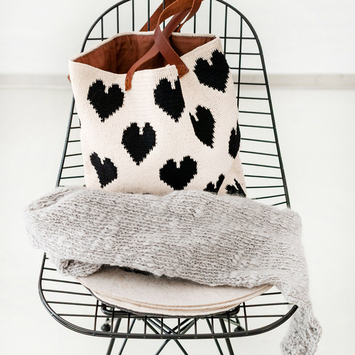 Crochet Kit: Hearts Bag