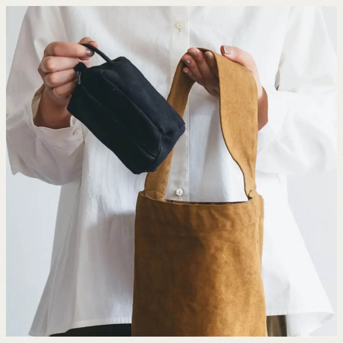 Fog Linen&#39;s Cotton Adra Bag