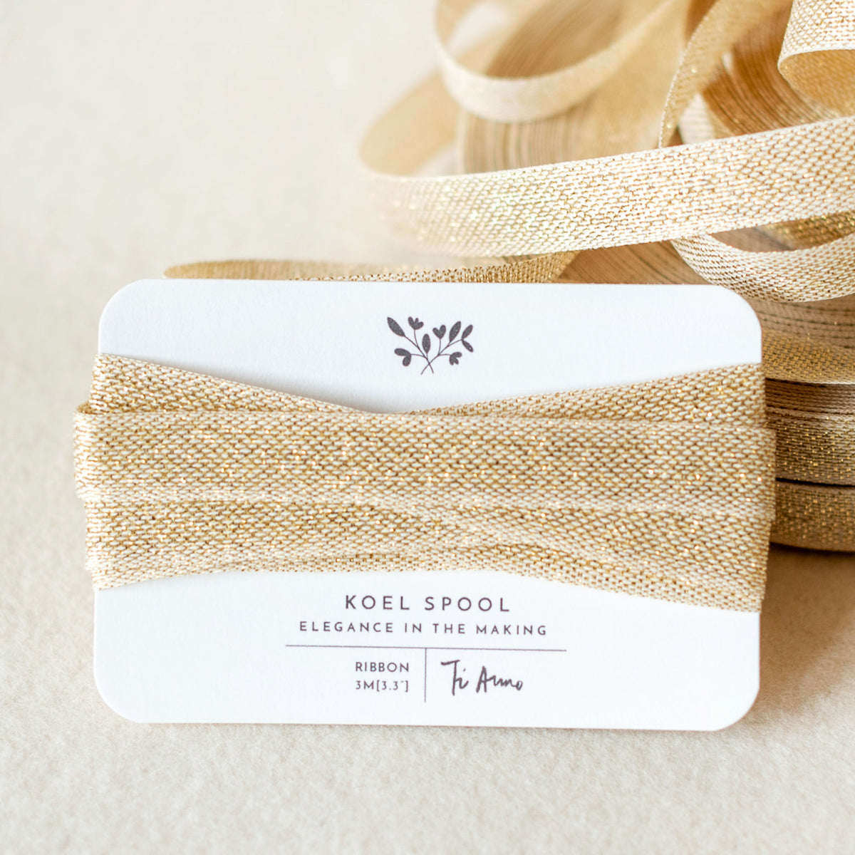 Italian Ribbon Oro Lame