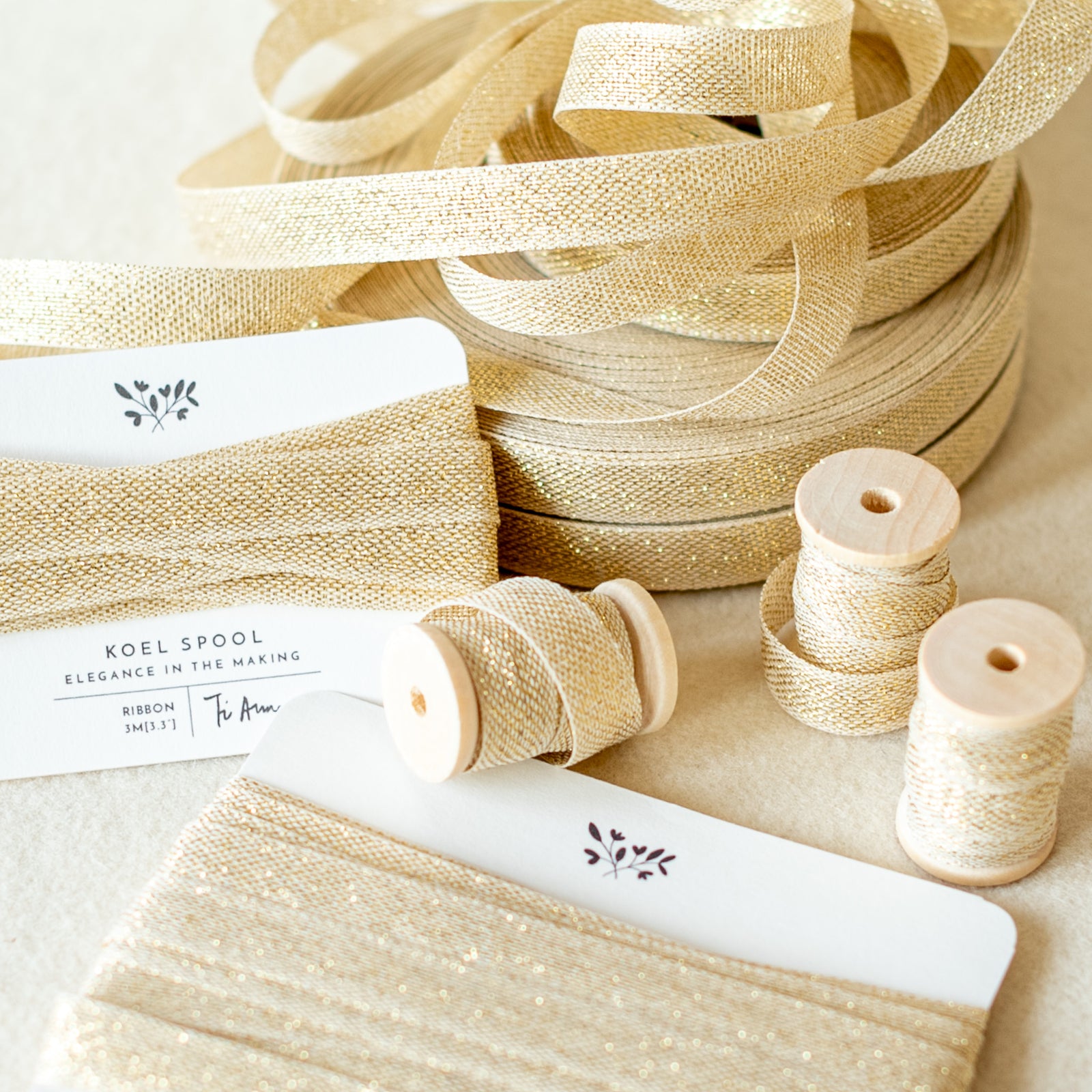 Italian Ribbon Oro Lame