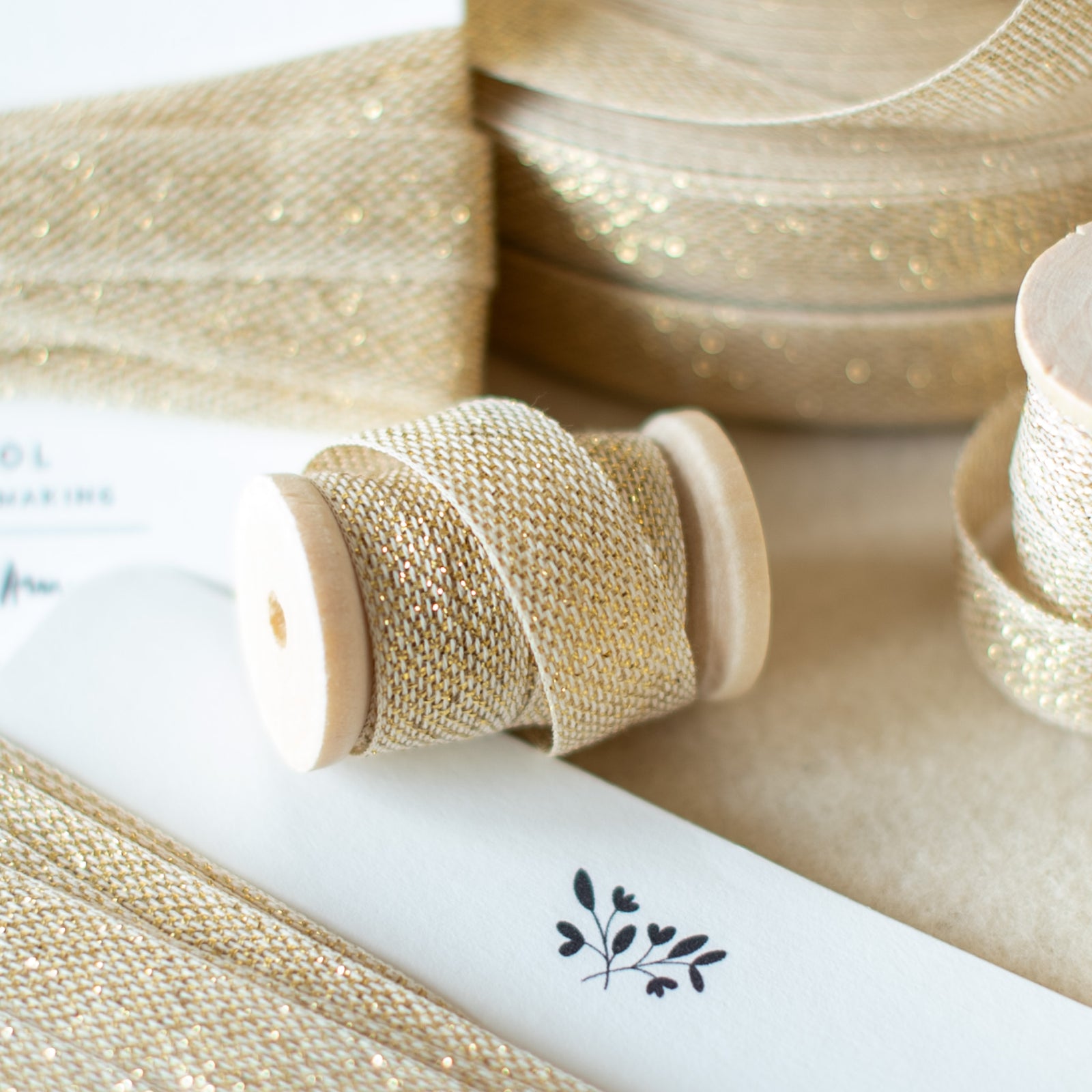 Italian Ribbon Oro Lame