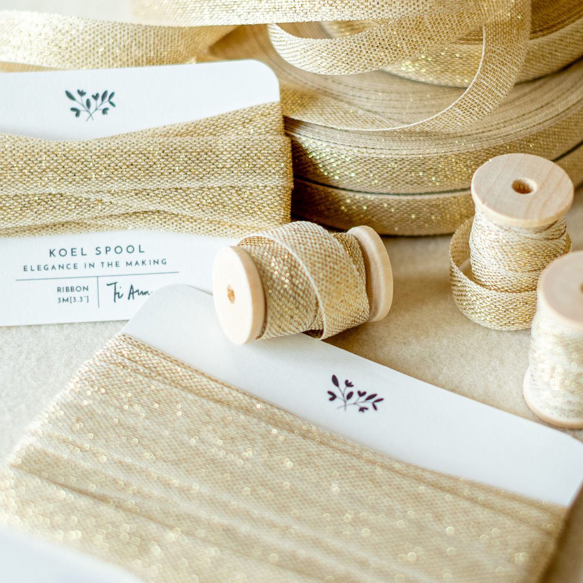 Italian Ribbon Oro Lame