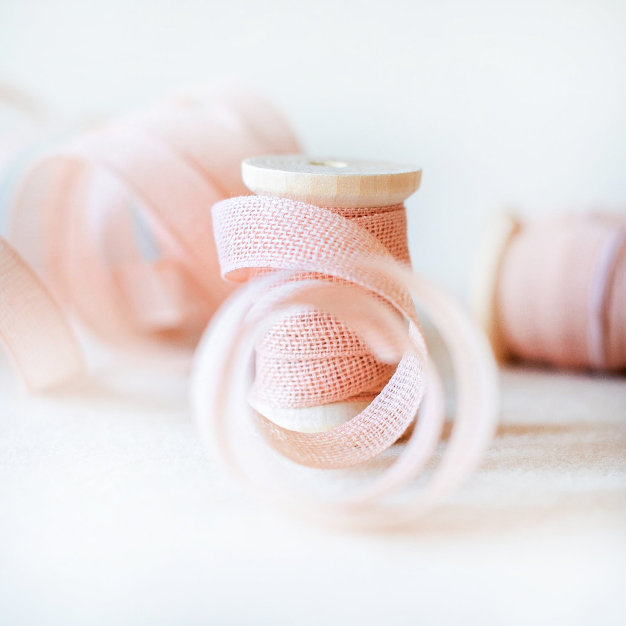 Italian Ribbon Pink Cotton