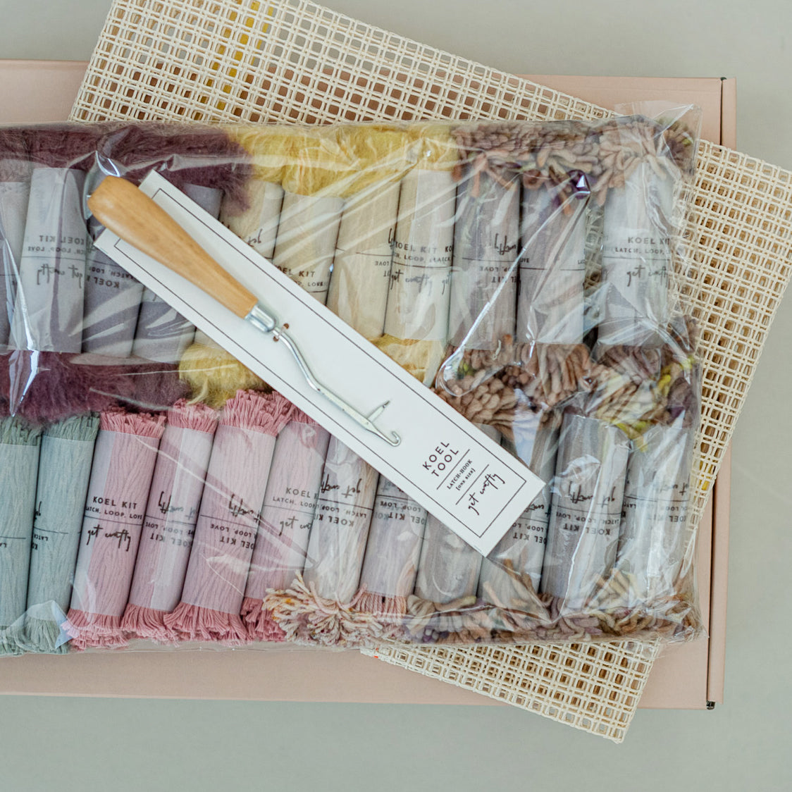 Latch Hook Kit: Shaggy Cushion