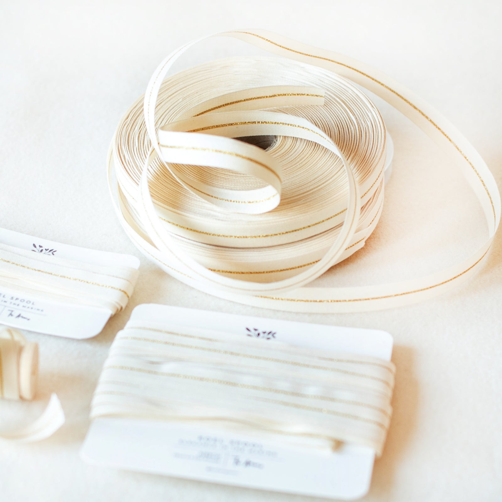 Italian Gold Striped Ribbon 17mm