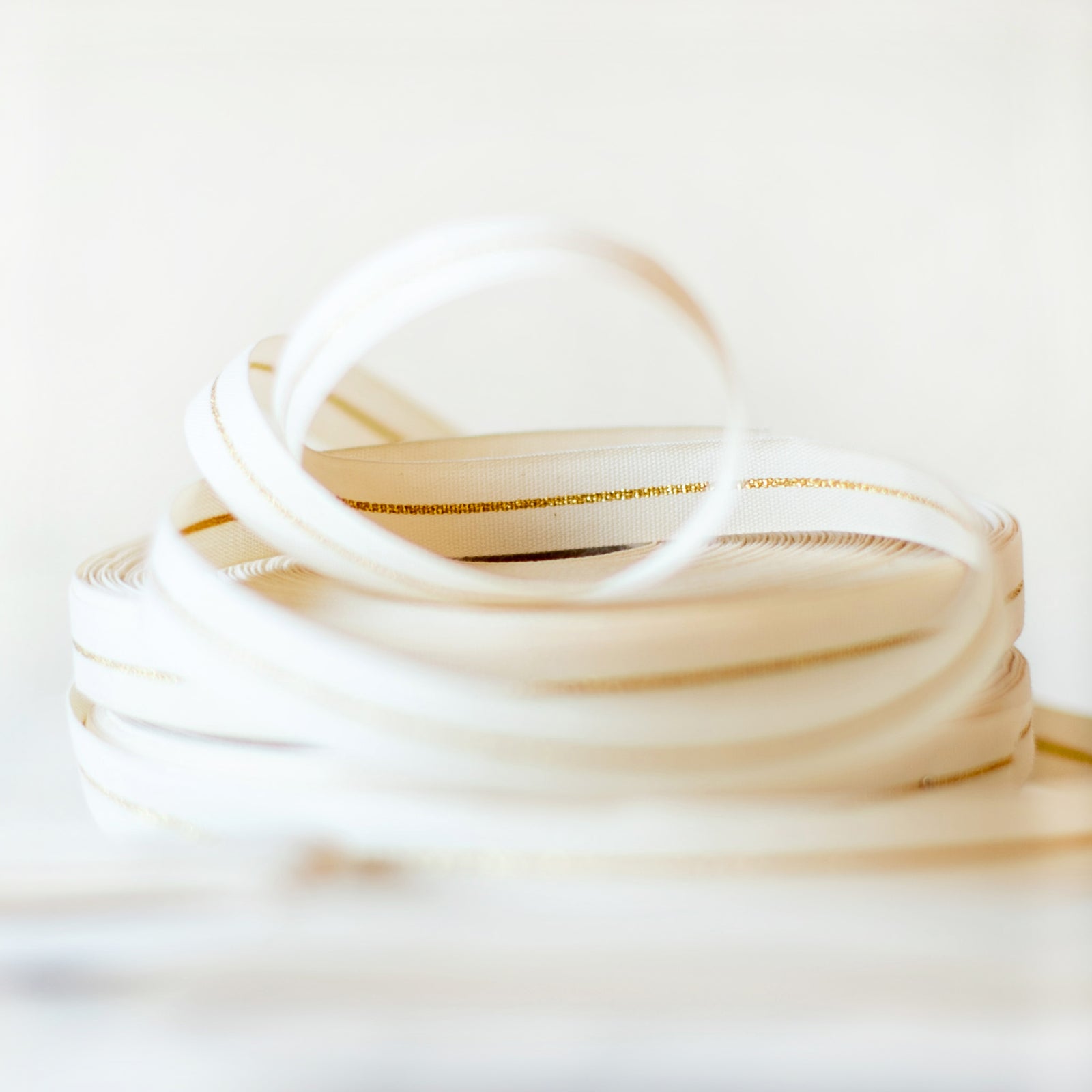 Italian Gold Striped Ribbon 17mm