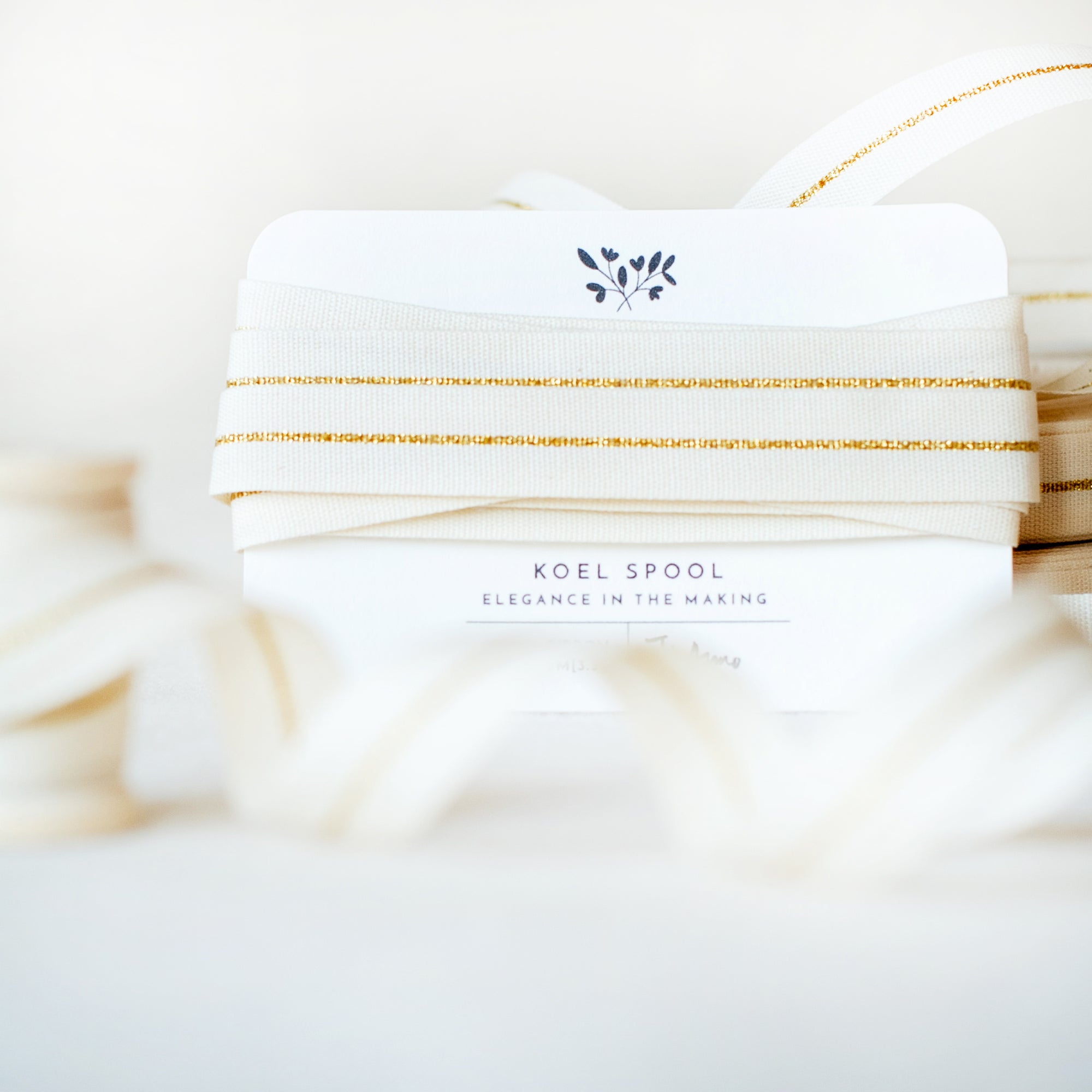 Italian Gold Striped Ribbon 17mm