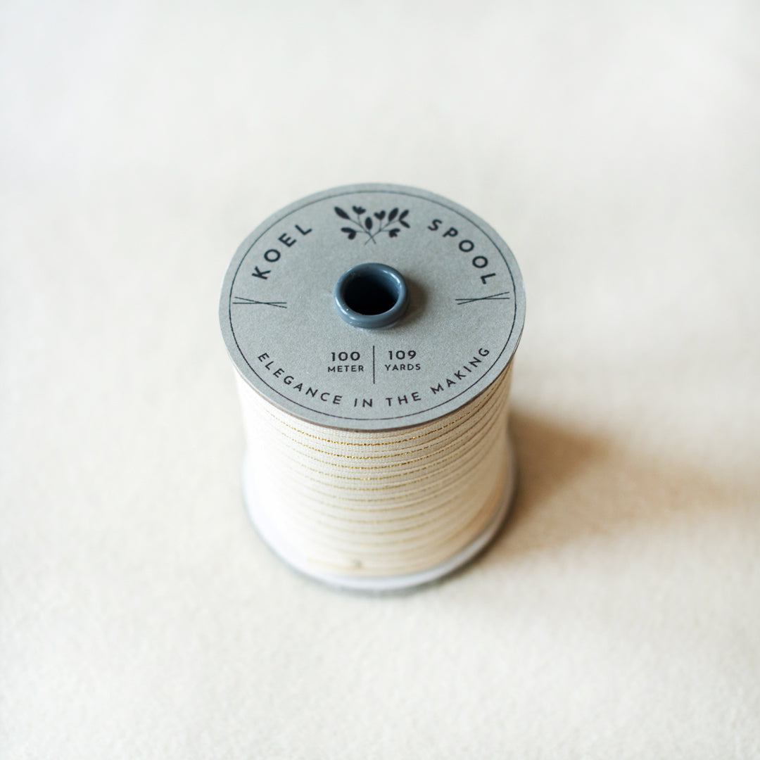 Italian Gold Striped Ribbon 6mm