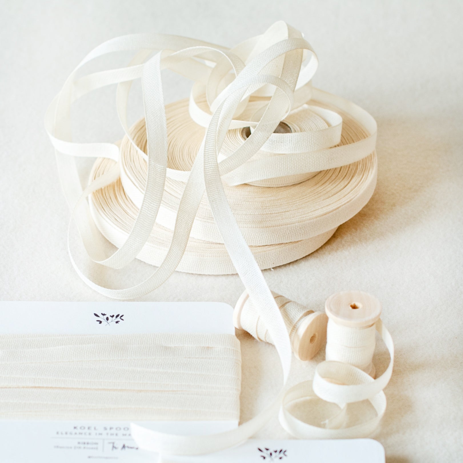 Italian Ribbon White Cotton