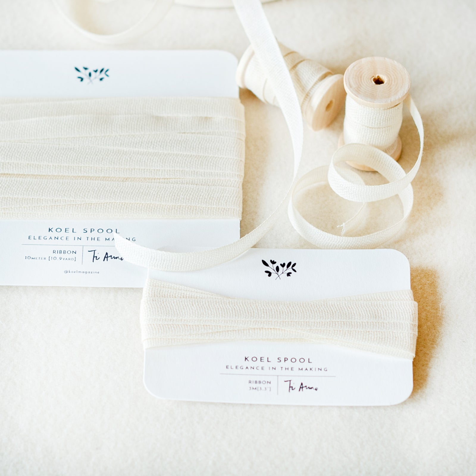 Italian Ribbon White Cotton