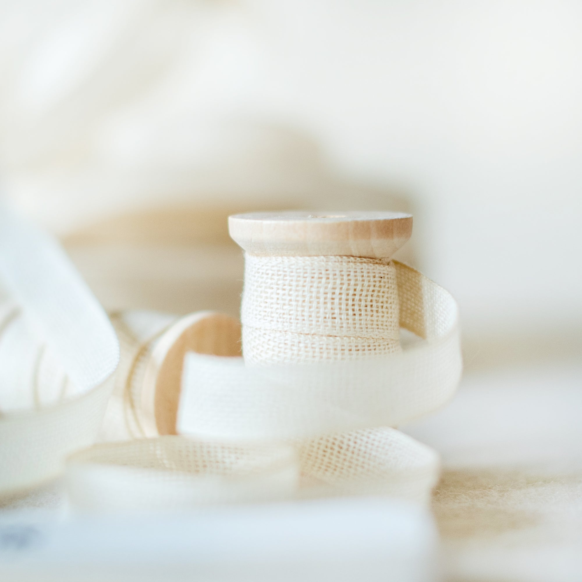 Italian Ribbon White Cotton