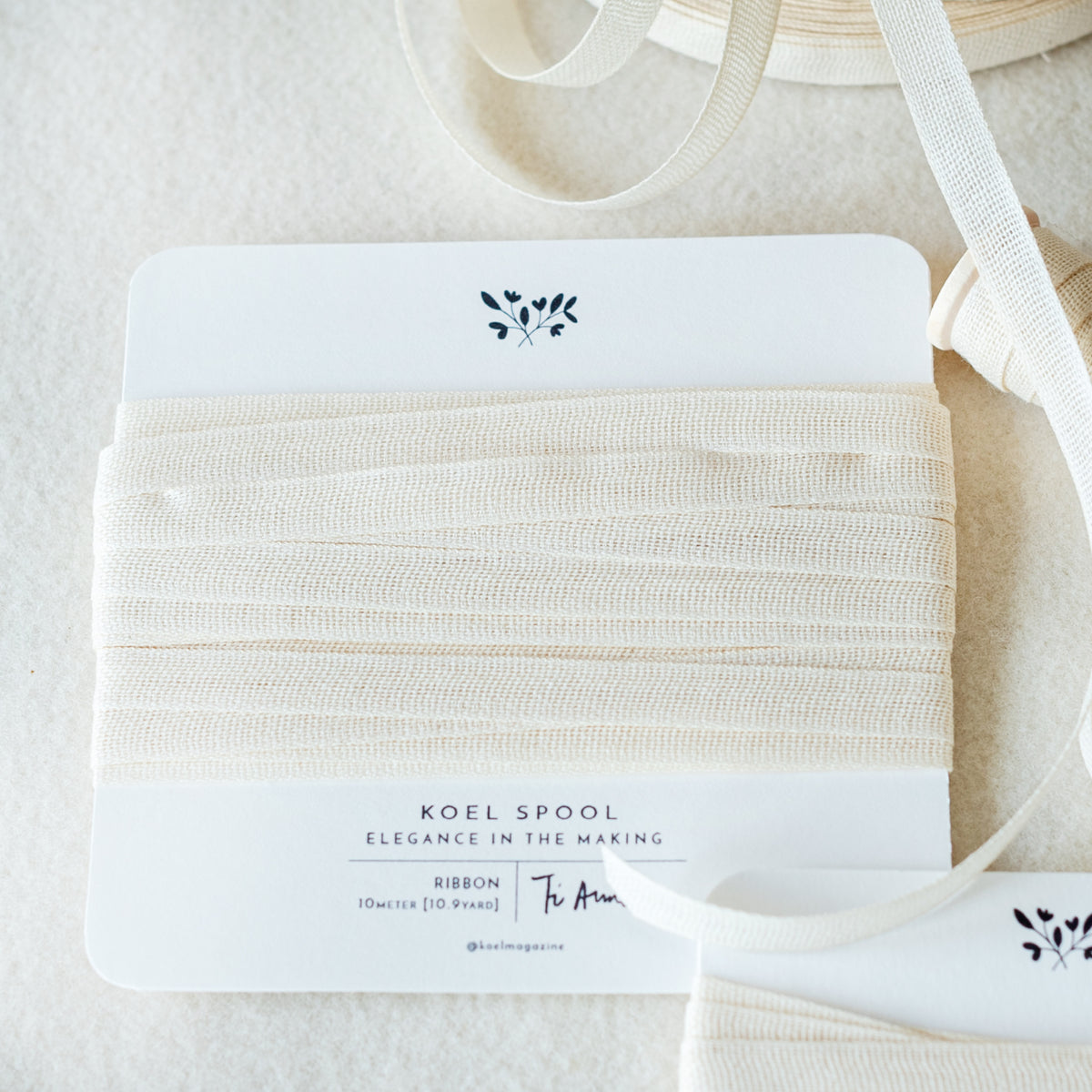 Italian Ribbon White Cotton