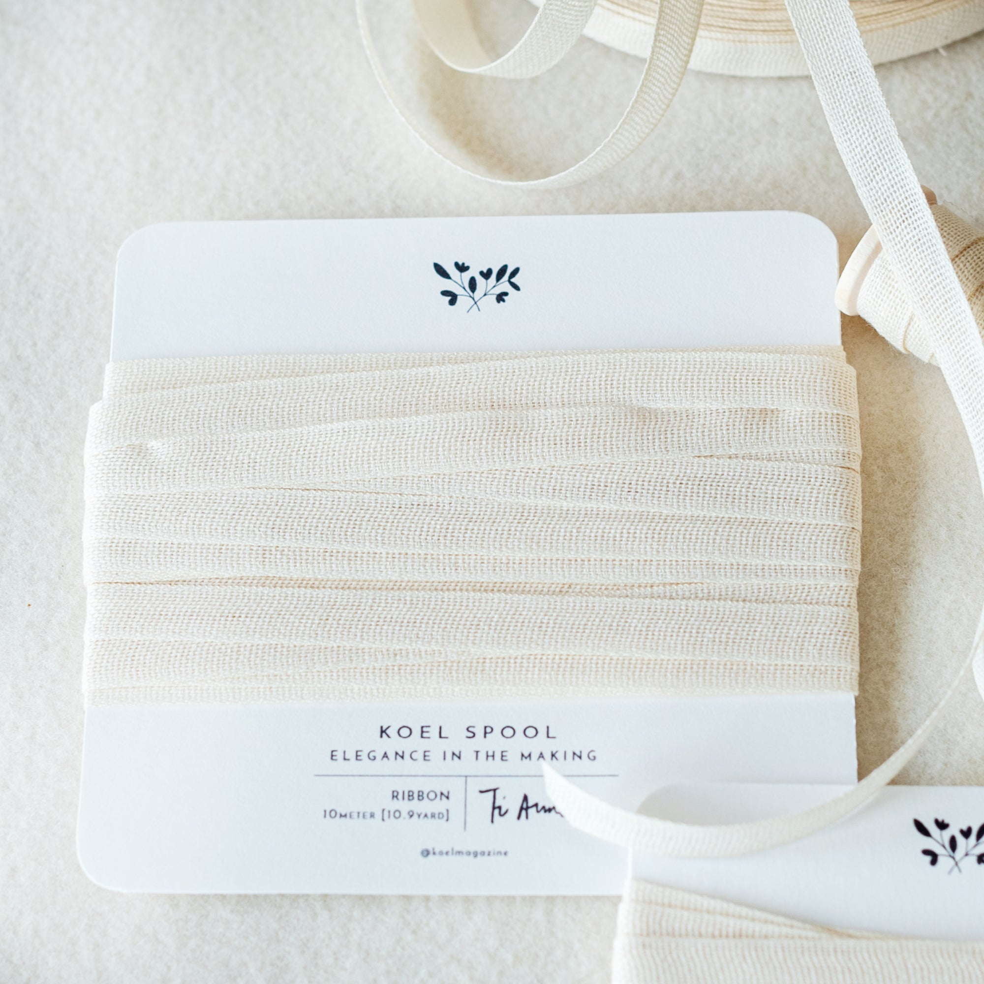 Italian Ribbon White Cotton