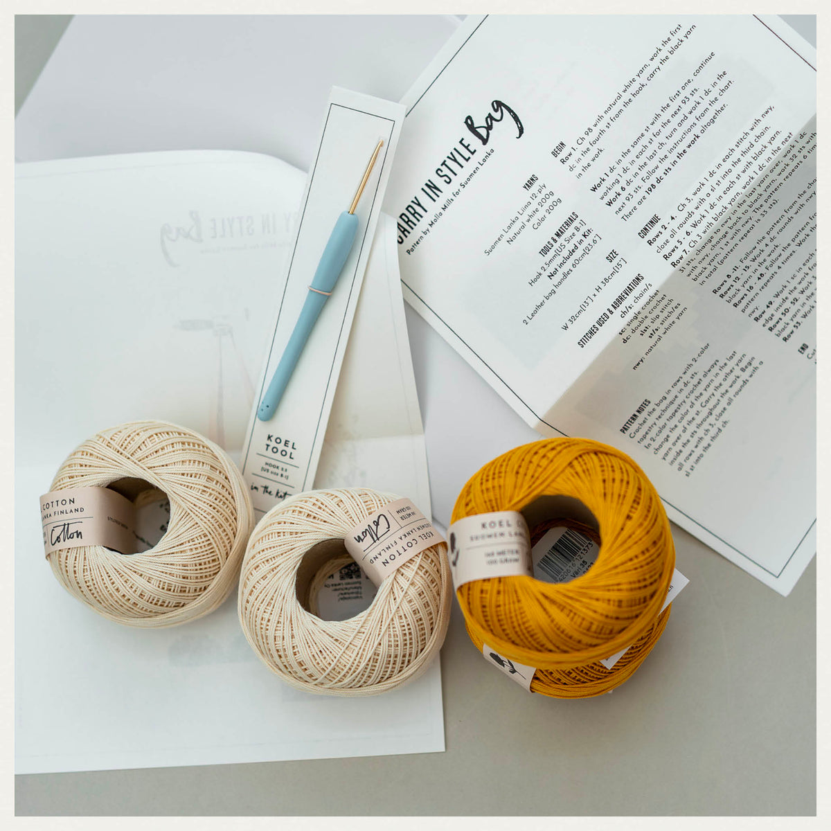 Crochet Kit: Carry In Style Bag