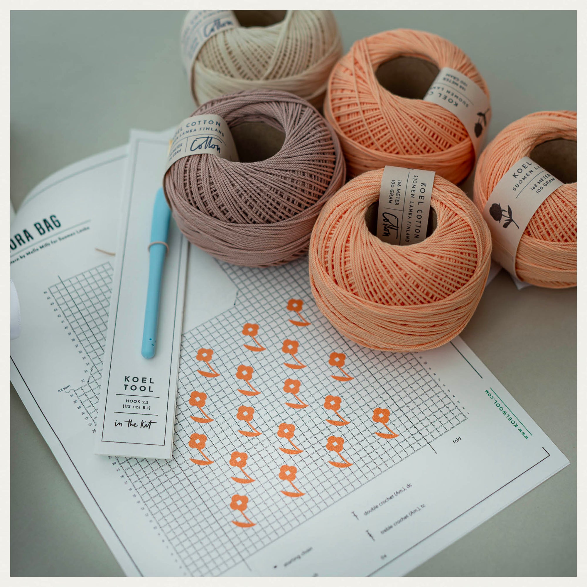 Crochet Kit: Flora Bag