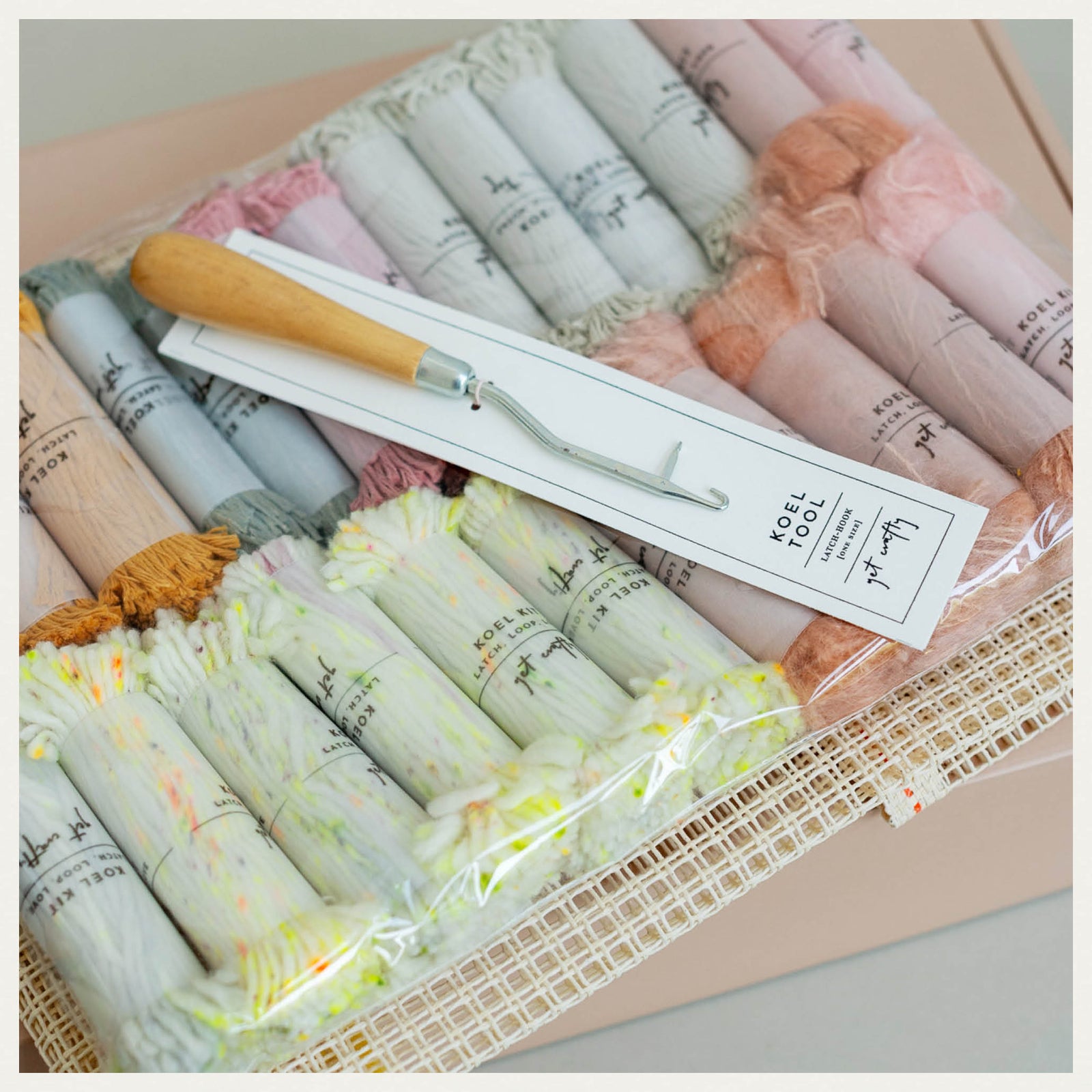 Latch Hook Kit: Shaggy Cushion