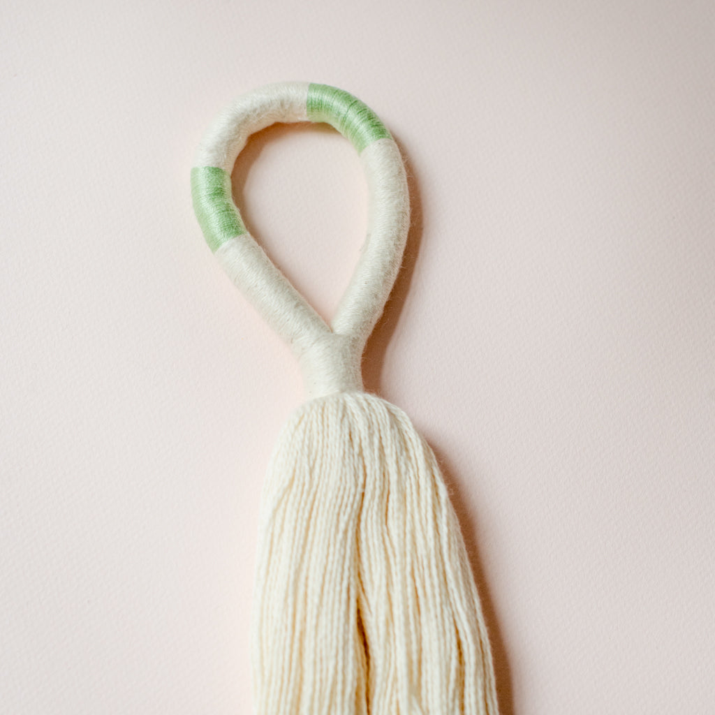 KOEL Handmade: Tassel - White