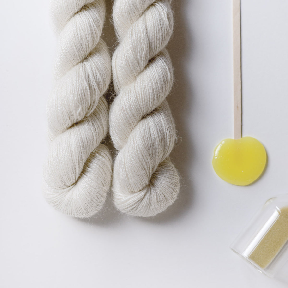 Baby alpaca silk lace