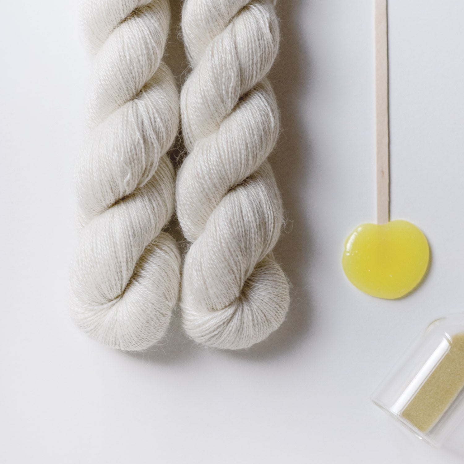 Baby alpaca silk lace