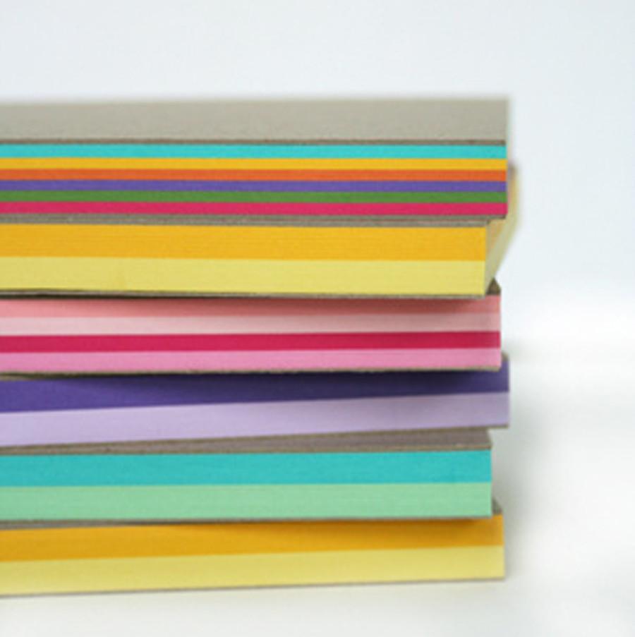 Notepads: Tear off a gold foil cards